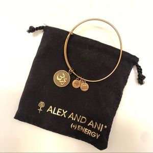 Om-Gold-Alex and Ani bracelet